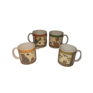 VINTAGE SAKURA Debbie Mumm 1998 Fall Halloween Coffee Tea Hot Chocolate …